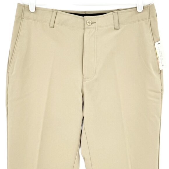 Ben Hogan Men's Performance Active Flex 4-Way Stretch Tan Chino Pants 34x34 NWOT - Picture 3 of 11